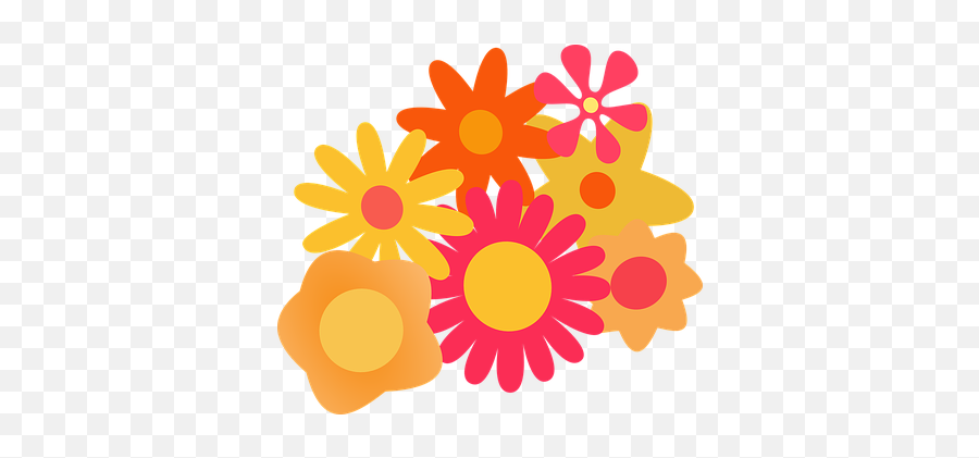 Free Yellow Flowers Flower Vectors - Flower Png Cartoon Emoji,Yellow Flower Emoji