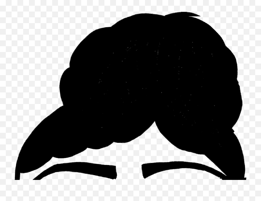 Natural Hair Clipart Black And White - Hair Png Clip Art Emoji,Natural Hair Emoji
