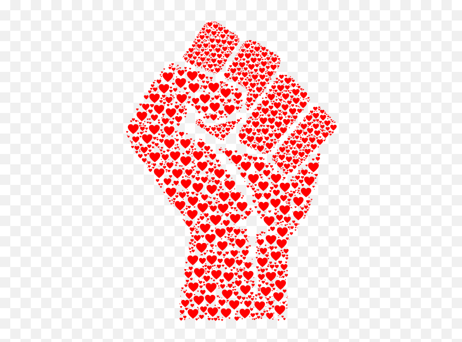 Fist Of Love - Transparent Black Power Fist Emoji,Fist Emoticon