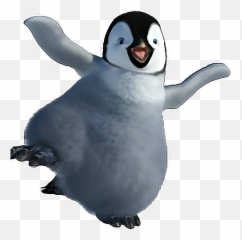 Pingu Friend Neurchi Happyfeet - Transparent Feet Png Emoji