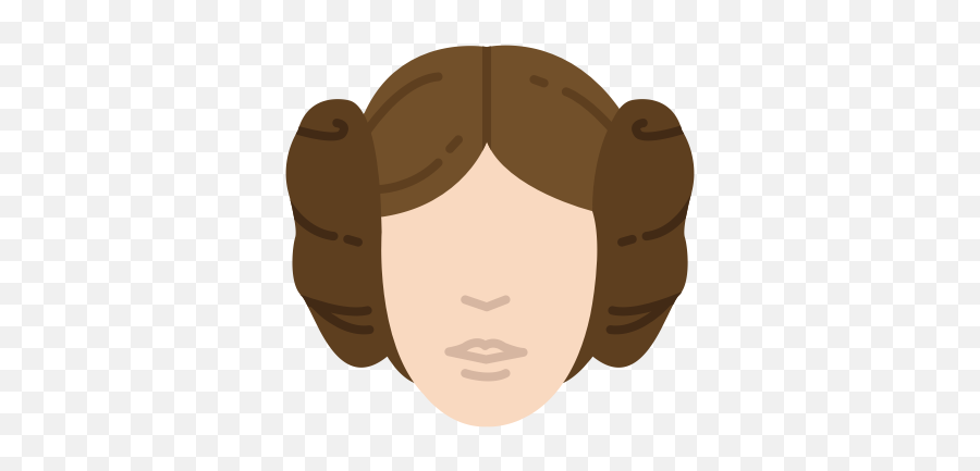 Princess Leia Icon At Getdrawings Free Download - Princess Leia Icon Star Wars Png Emoji,Starwars Emoji