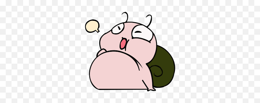 Game Siro Snail - Cute Fat Snail Expression Cartoon Emoji,Snail Emoticon