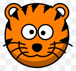 Tigger Head No Tail Clip Art At Online Clipart Png Image - Tiger Face Emoji