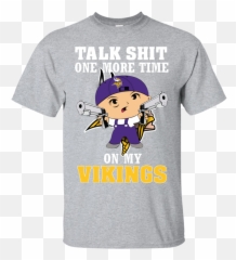 Talk Shit One More Time My Vikings - teezbeezcom Best Cat Shirt Emoji