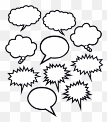Thought Bubble Display Cards - Speech Png Emoji