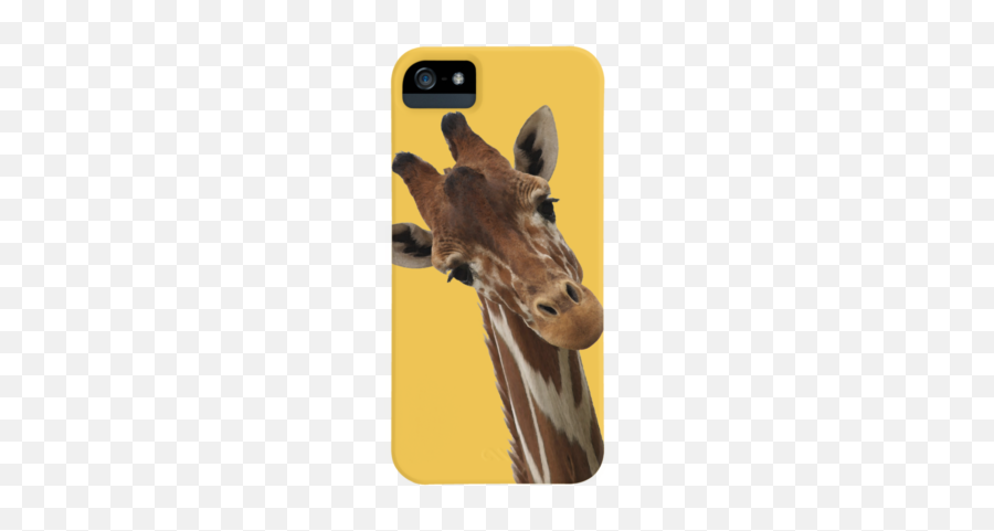 Giraffe Phone Cases Design By Humans - Jirafa Caricatura Emoji,Giraffe Emoji