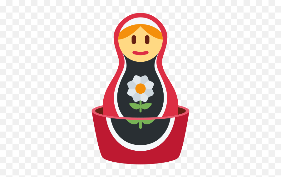 Nesting Dolls Emoji - Matroschka Emoji,Doll Emoji