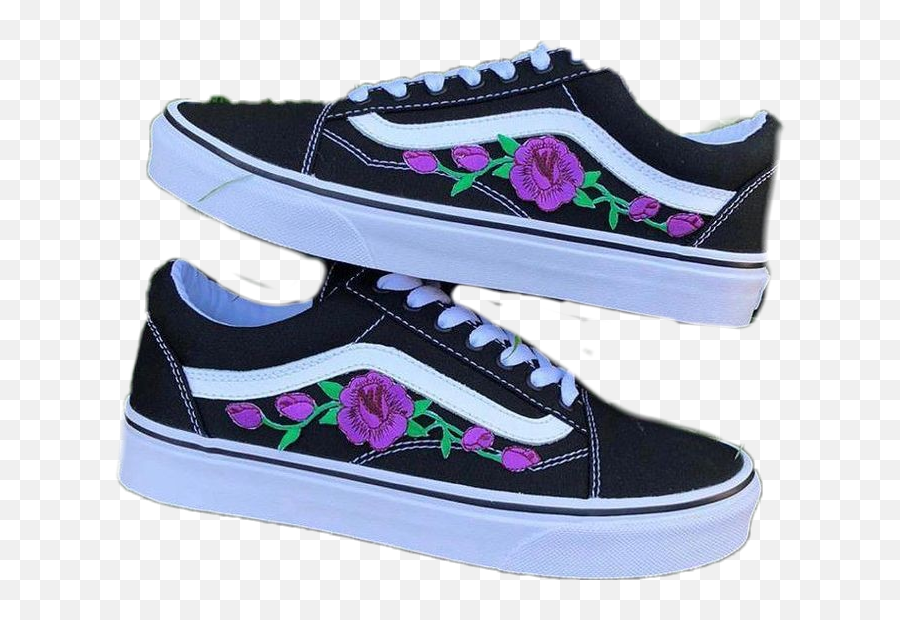 Tenis Shoes Vans Black Sticker By Nicolisilvadelima - Plimsoll Emoji,Emoji Shoes Vans