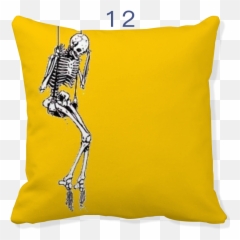 Dc Pillow Cover Happy Halloween Cushion Cover Pumpkin Skull 45x45cm - Decorative Emoji,Turtle Emoji Pillow