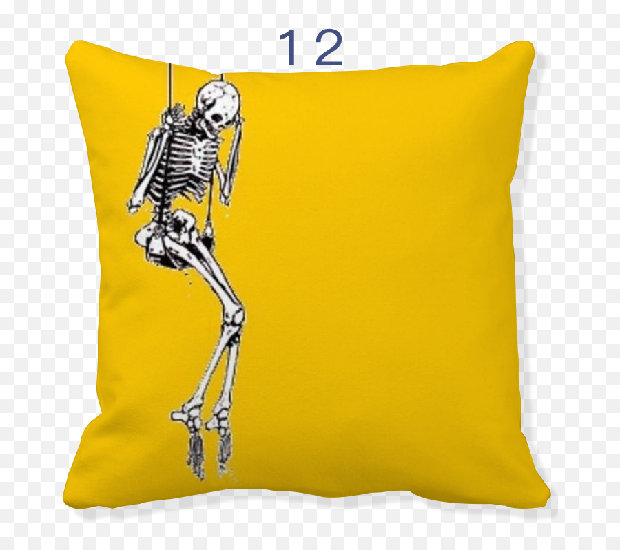 Dc Pillow Cover Happy Halloween Cushion Cover Pumpkin Skull 45x45cm - Decorative Emoji,Turtle Emoji Pillow