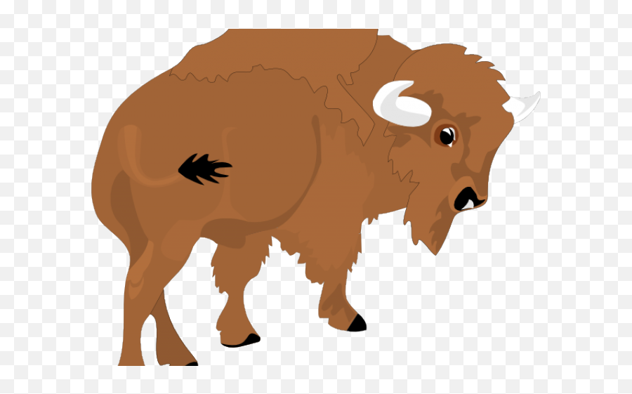 American Bison Water Buffalo Clip Art - Bison Png Clipart Emoji,Bison Emoji