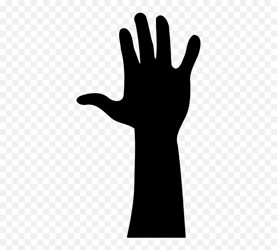 Raising Hands Clipart - Hand Up Clipart Emoji,Man Raising Hand Emoji