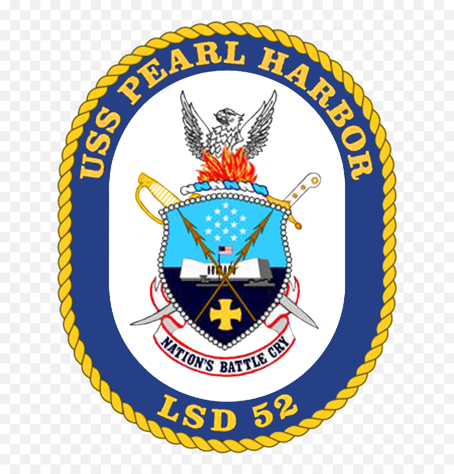 Uss Pearl Harbor Lsd - Uss Winston Churchill Crest Emoji,Pearl Harbor Emoji