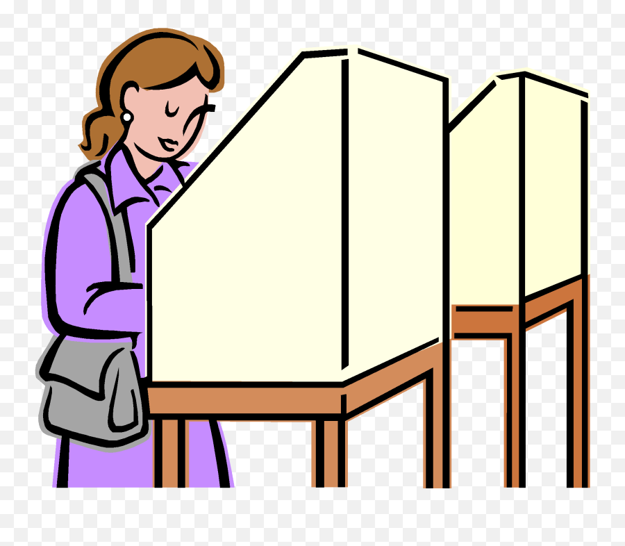 Voter Clipart - Voting Booth Clipart Emoji,Ballot Emoji
