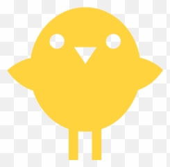 Front - Cartoon Emoji,Chick Emoji