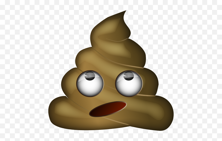 Emoji - Poo With Mustache,Wondering Emoji Png