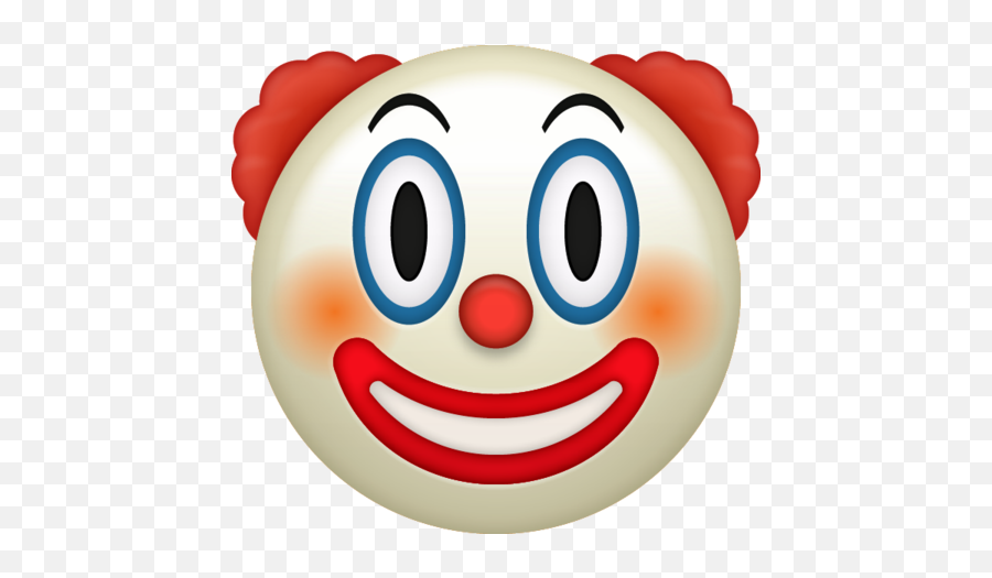 Clown Emoji Iphone - Clown Emoji Png,Iphone Emoji