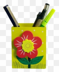 Wooden Pen Stand Emoji,Thinky Emoji
