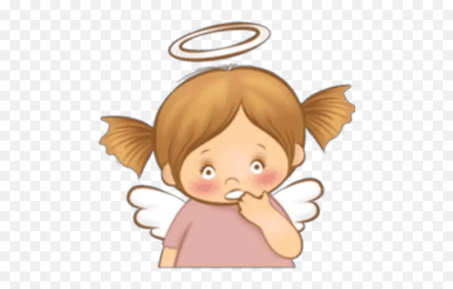 Angelito Cute Stickers For Whatsapp - Sticker Emoji,Emoji Angelito