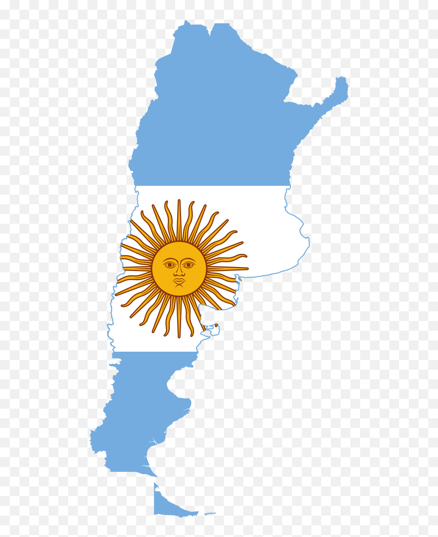 Flag Map Of Argentina - Argentina Vector Map Emoji,Argentina Flag Emoji