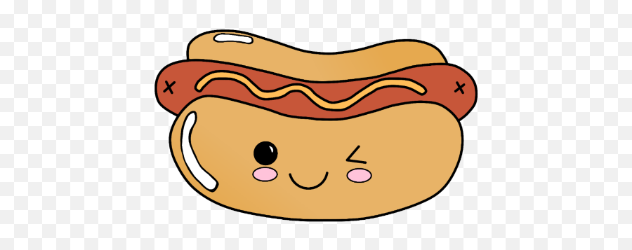 Pin - Hot Dog Kawaii Png Emoji,Kawaii Emoji