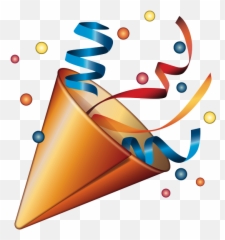 Emoji - Party Poppers Icon Png,Party Popper Emoji