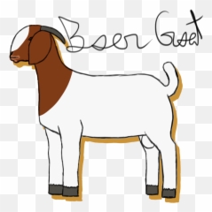 Boer Goat - Show Clipart Emoji