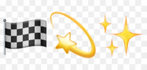 Combo Emojicombo Star Shootingstar Race - Flag,Shooting Star Emoji