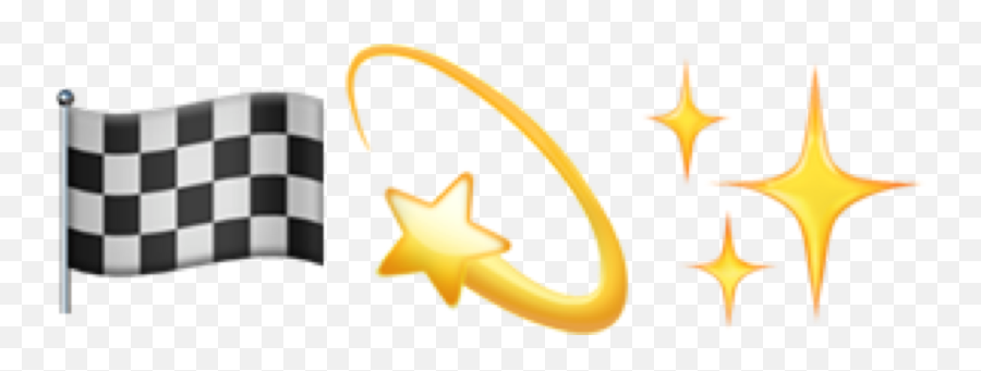 Combo Emojicombo Star Shootingstar Race - Flag,Shooting Star Emoji