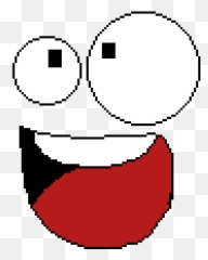 Crazy Face Update Clipart - Full Size 2760474 Clock Pixel Art Emoji