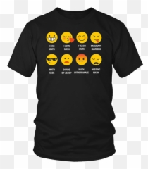 Emoji Emoticon Funny Teaching Tee Shirt
