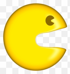 Emoji Pacman - Crescent,Pac Man Emoji