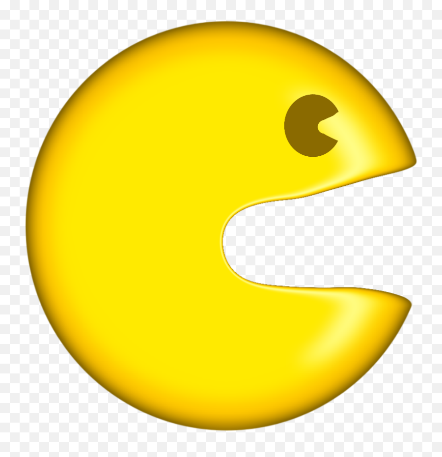 Emoji Pacman - Crescent,Pac Man Emoji