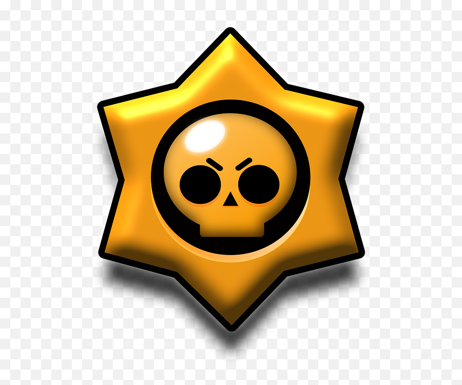 Brawl Stars Star Skull And - Brawl Stars Logo Png Emoji,Skull Emoticon
