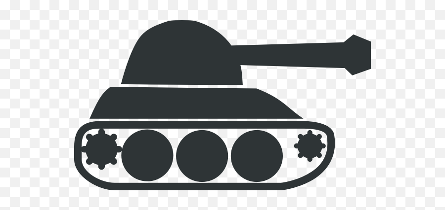 Black Army Tank Vector Icon - Tank Vector Emoji,Army Tank Emoji