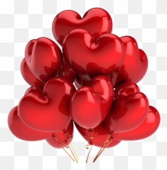 heartTRANS1png 686698 Heart balloons Valentines day - Shaped Balloons Png Emoji