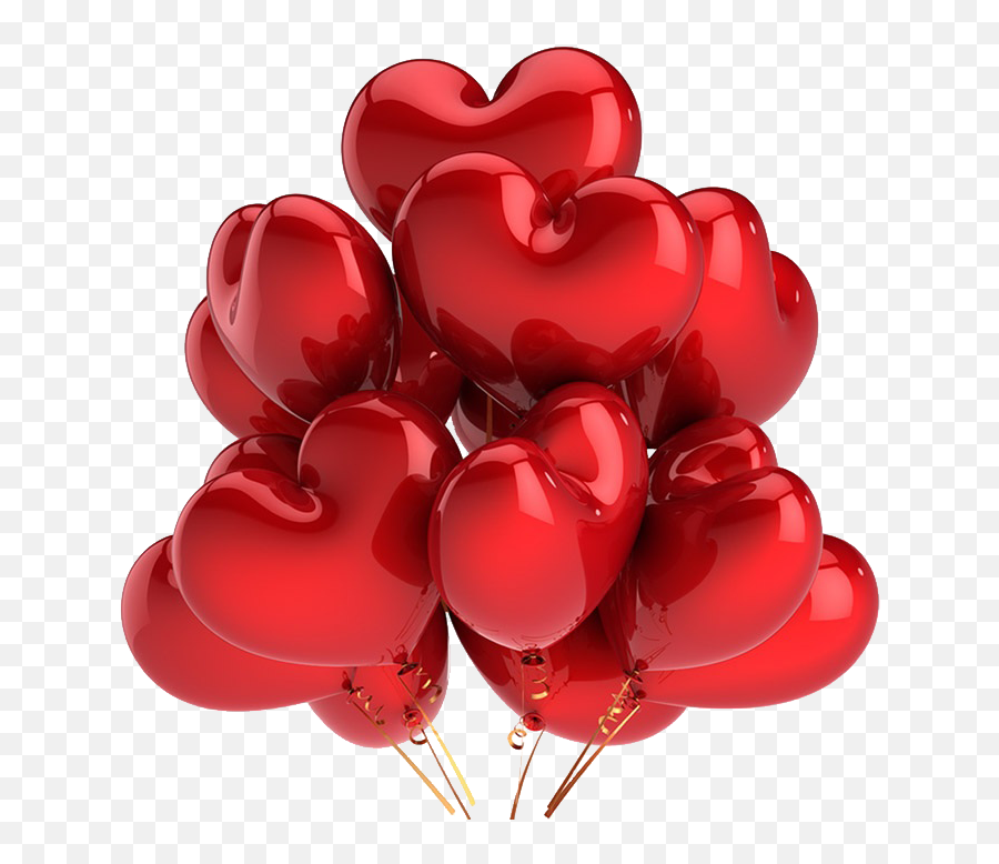 Hearttrans1png 686698 Heart Balloons Valentines Day - Heart Shaped Balloons Png Emoji,Emoji Valentines Box