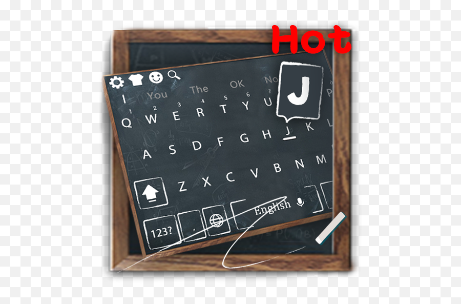 Exquisite Blackboard School Keyboard Theme U2013 - Number Emoji,Nod Emoji