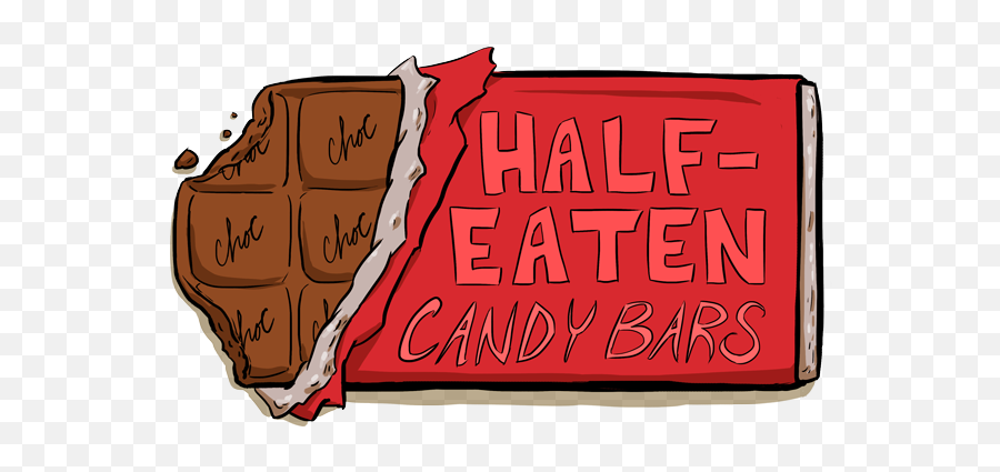 Kitkat Drawing Half Eaten Chocolate Bar - Cartoon Eaten Chocolate Bar Emoji,Candy Bar Emoji