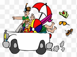 Free Humor Funny Illustrations - Beach Party Clipart Emoji