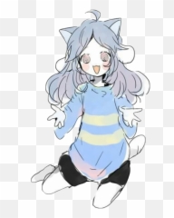 Temmie Undertale Freetoedit - Sticker By Owo Immagini Undertale Cute Temmie Emoji,Temmie Emoji