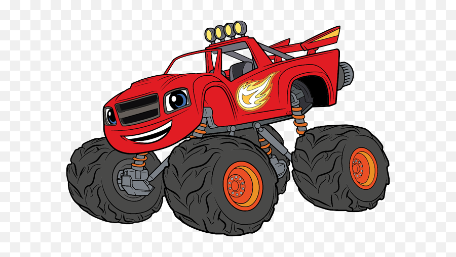 Trucks Blaze Monster Transparent Png - Blaze And The Monster Machine Clipart Emoji,Monster Truck Emoji