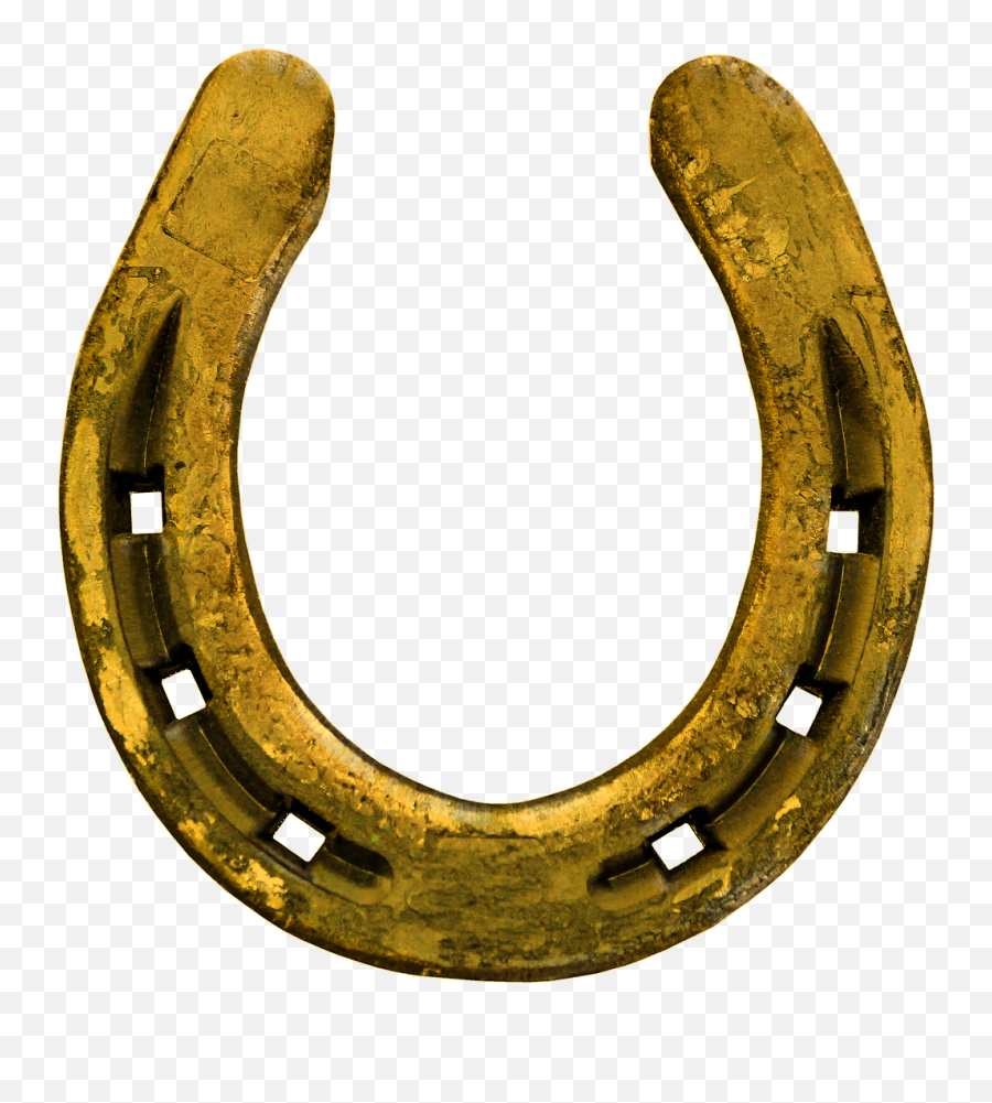 Luck Horseshoe Lucky Charm Symbol - Horseshoe Lucky Charm Emoji,Horseshoe Emoticon