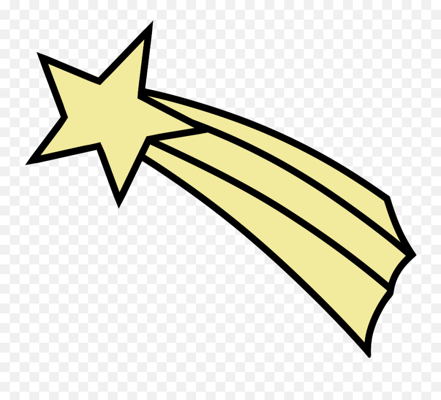 Download Star Shootingstar Shooting Trail Space Gold - Clip Art Emoji,Falling Star Emoji
