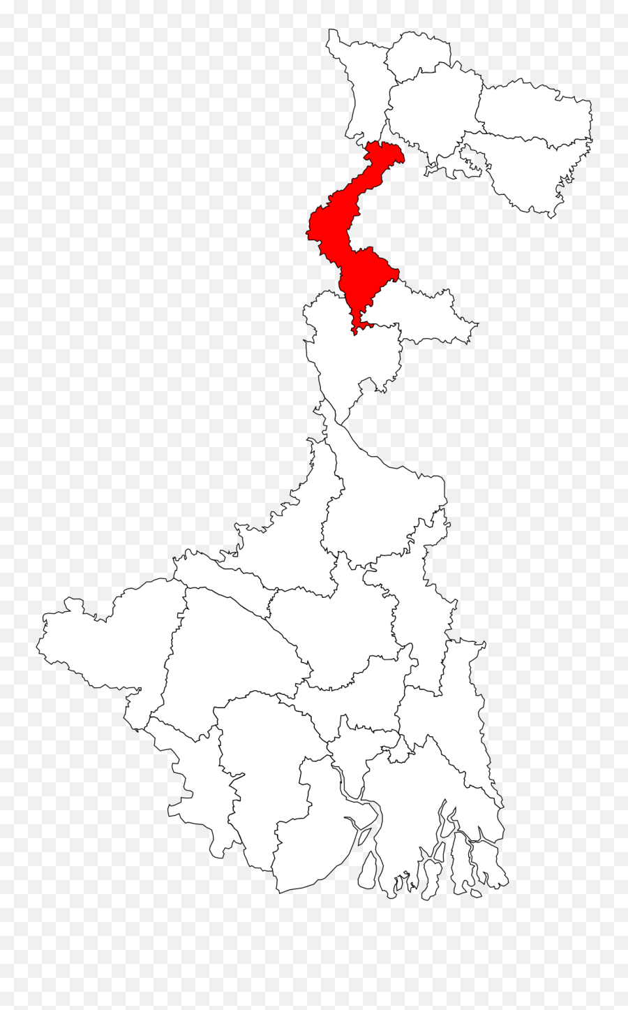 Uttar Dinajpur District - Wikipedia West Bengal Uttar Dinajpur Map Emoji,Emoji 1001 Milky Way