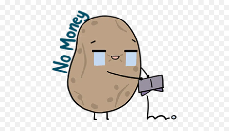 Kawaii Potato Whatsapp Stickers - Stickers Cloud Happy Emoji,Potato Emoji