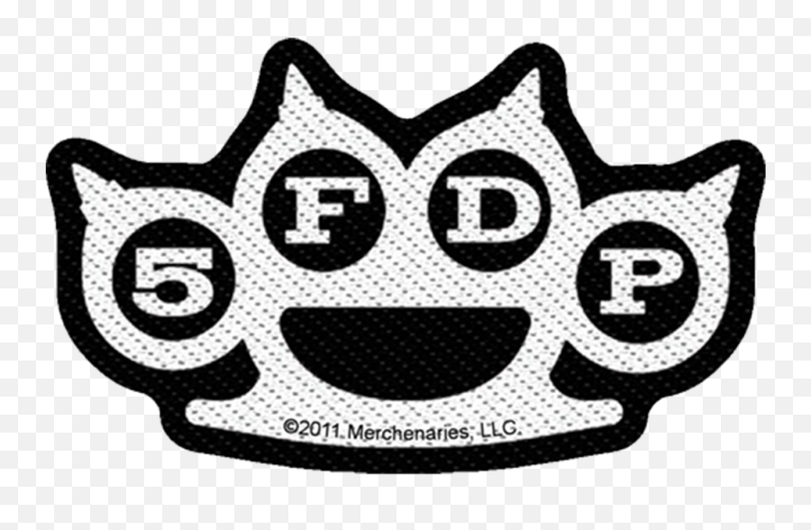Cutout Patch - Five Finger Death Punch Logo Emoji,Punch Emoticon
