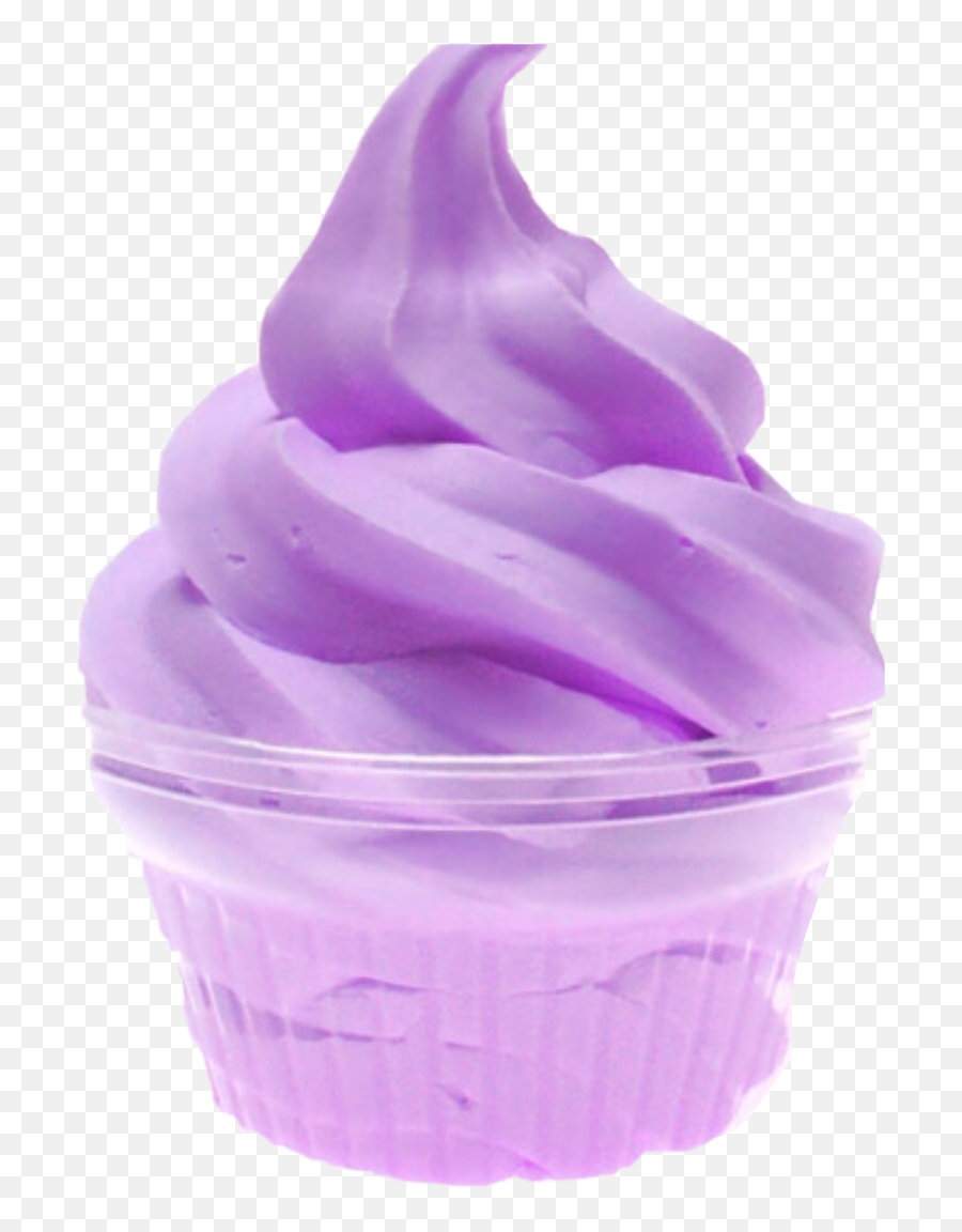 Purple Dessert Icecream Yogurt Custard - Frozen Yogurt Clip Art Emoji,Yogurt Emoji