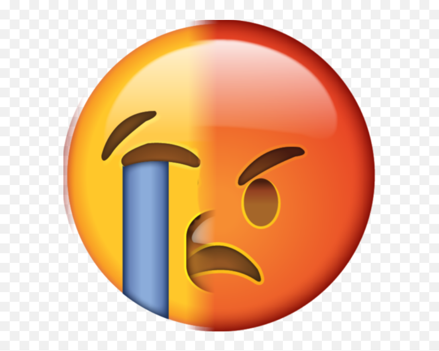 And Trending Two - Sad Emoji Clip Art,Two Faced Emoji