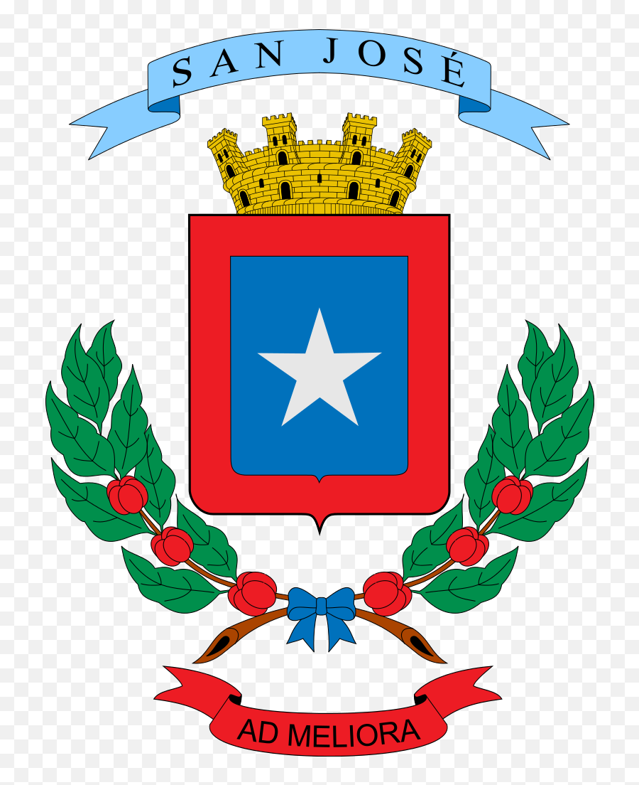 Escudo De La Provincia De San José - Escudo De Heredia Costa Rica Emoji,Costa Rica Emoji